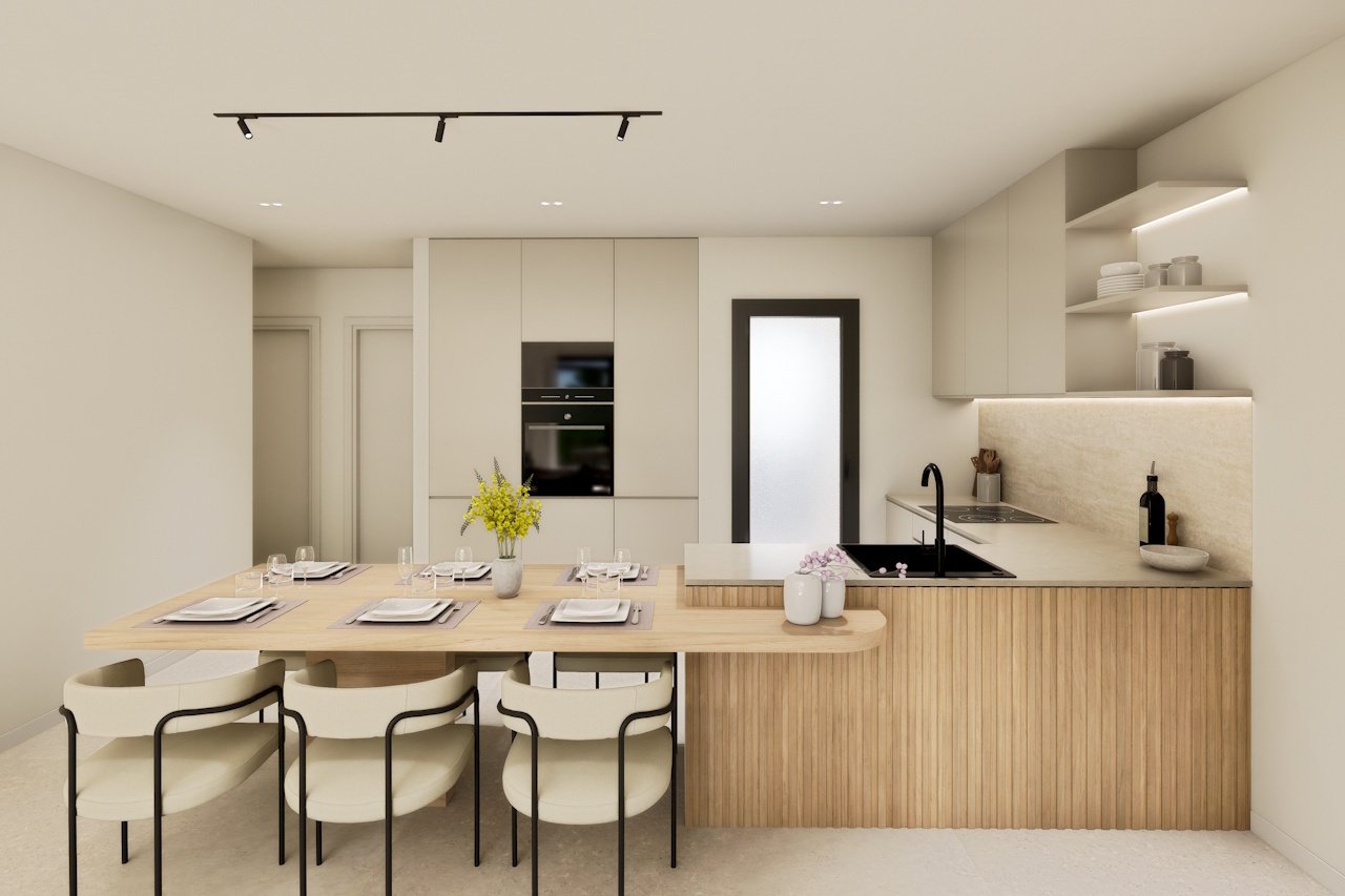 Erdgeschoss-Wohnungen mit 3 Schlafzimmern, 2 Bädern, Tiefgaragenstellplatz und Gemeinschaftspool neben Serena Golf - 5