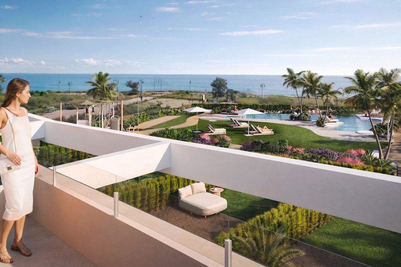 Reihenhäuser mit 3 Schlafzimmern, 2 Bädern, Gäste-WC, Dachterrasse, Meerblick und Gemeinschaftspool in exkusiver Anlage direkt am Meer - 10
