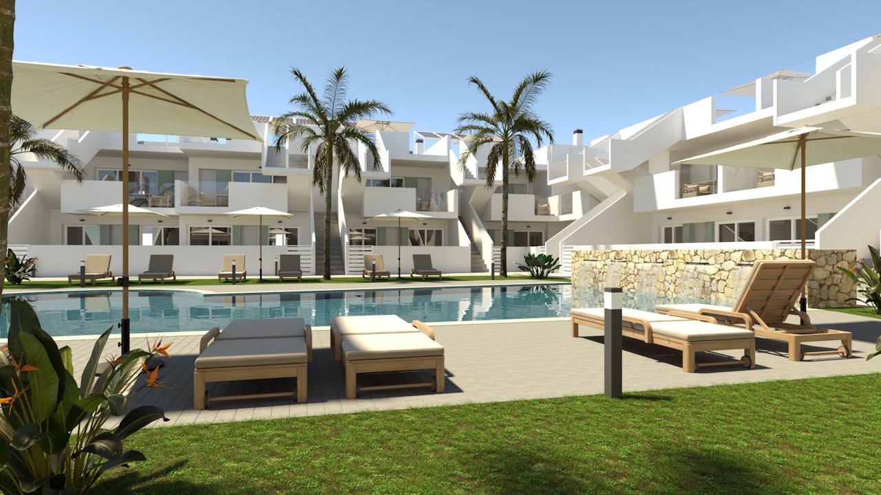 Obergeschoss-Wohnungen mit 2 Schlafzimmern, 2 Bädern, Dachterrasse, Kfz-Stellplatz und Gemeinschaftspool im El Alba Mediterranean Resort - 2