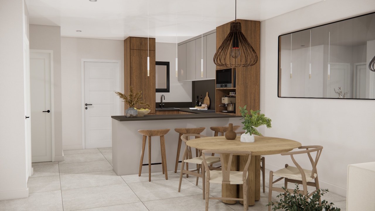 Obergeschoss-Wohnungen mit 2 Schlafzimmern, 2 Bädern, Dachterrasse, Vorinstallation Klimaanlage, Fußbodenheizung in Bädern und optionalem Whirlpool - 9