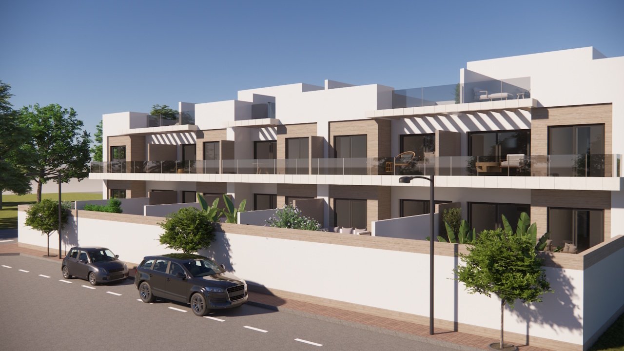 Obergeschoss-Wohnungen mit 2 Schlafzimmern, 2 Bädern, Dachterrasse, Vorinstallation Klimaanlage, Fußbodenheizung in Bädern und optionalem Whirlpool - 4