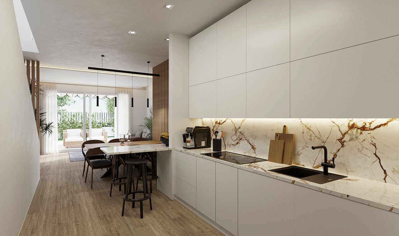 Moderne Villen mit 3 Schlafzimmern, 3 Bädern, Gäste-WC, Keller, Klimaanlage und Privatpool in wunderschöner Umgebung - 3