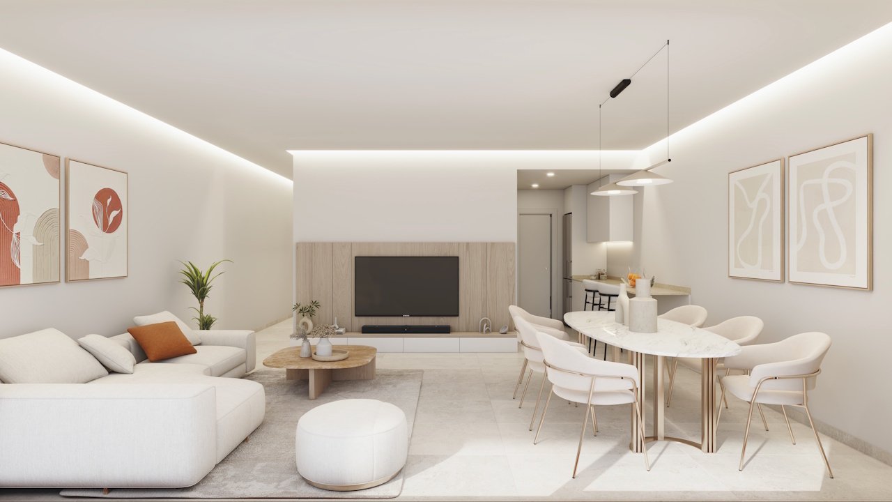 Moderne Penthouse-Wohnungen mit 3 Schlafzimmern, 2 Bädern, Dachterrasse, Gemeinschaftspool und Meerblick nur 800 m vom wunderschönen Sandstrand - 2