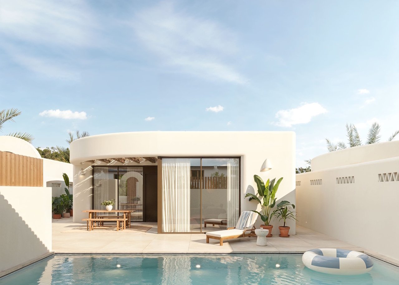Wunderschöne Villen mit 4 Schlafzimmern, 3 Bädern, Gäste-WC, Privatpool und Garage im La Finca Resort - 1