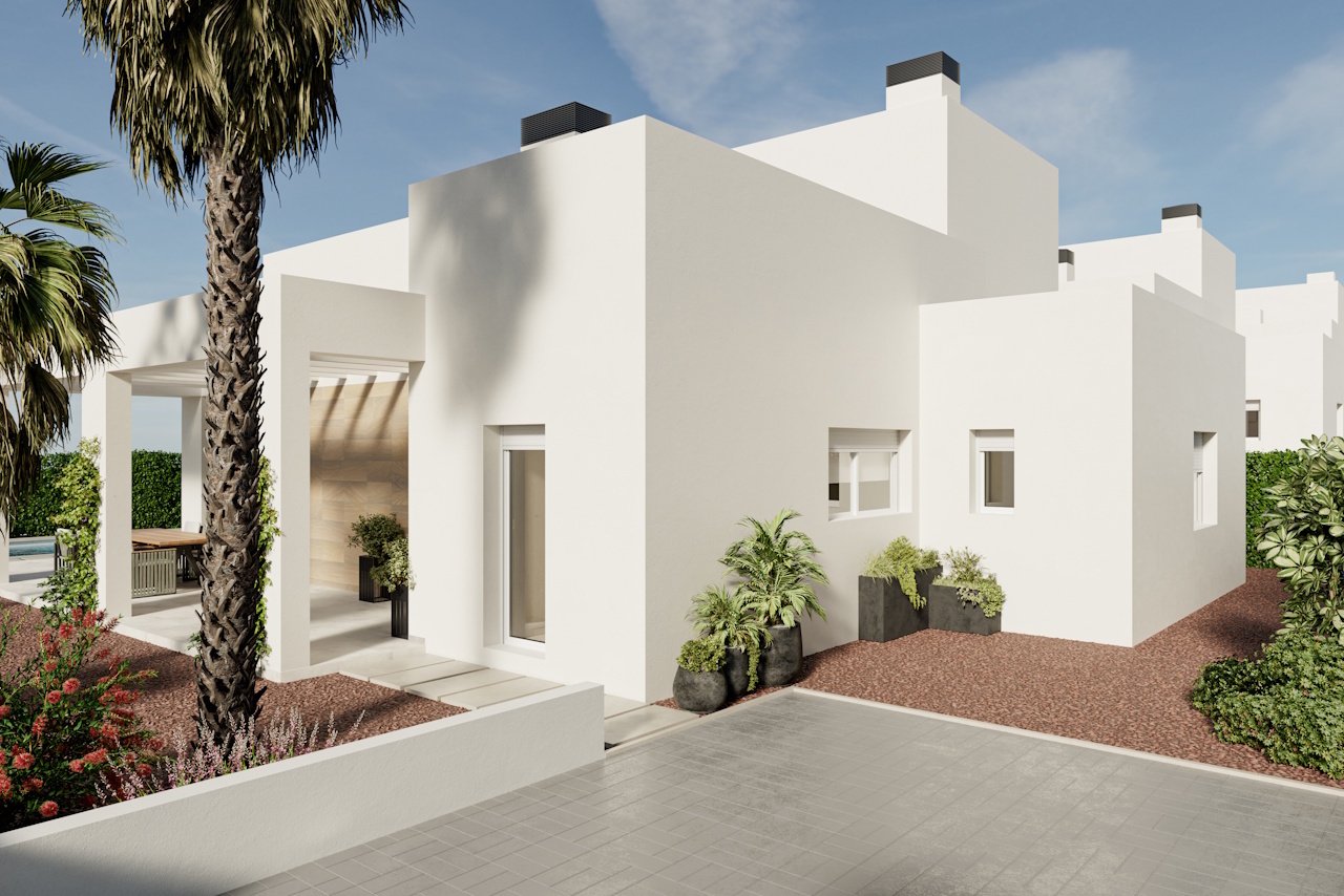 Villen mit 4 Schlafzimmern, 3 Bädern, Klimaanlage, Privatpool und Keller im wunderschönen La Finca Golf Komplex - 2
