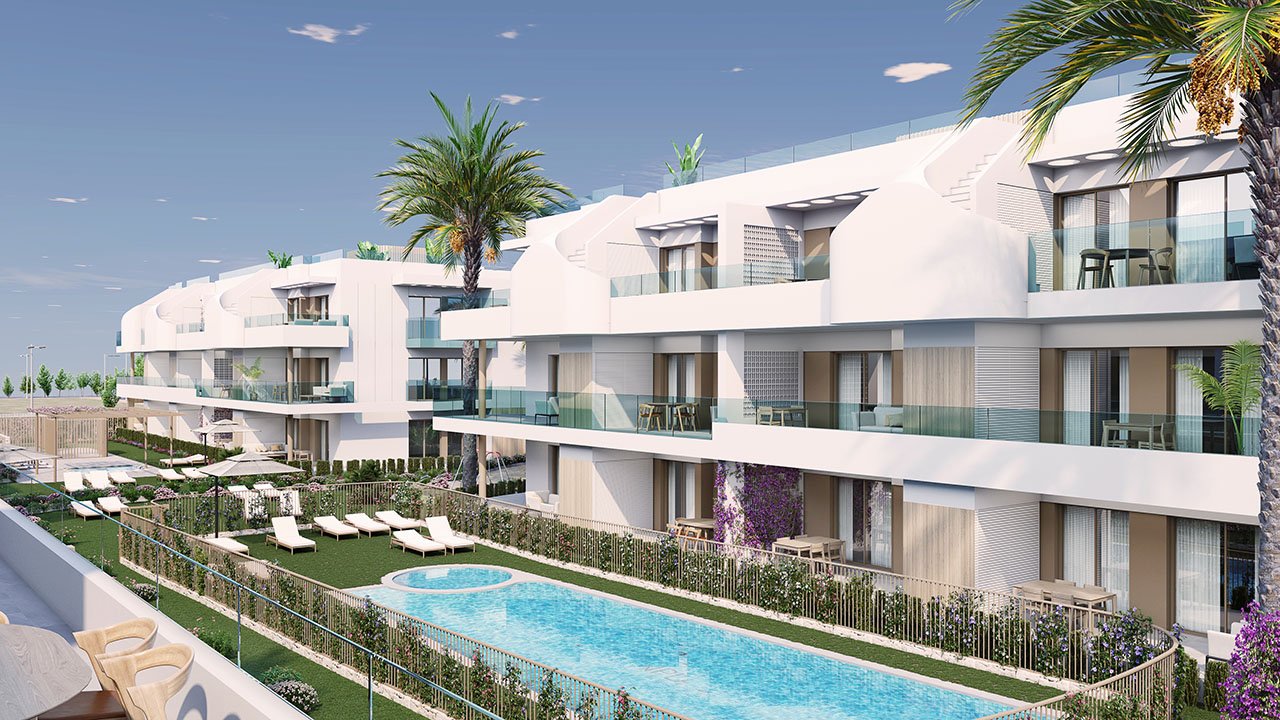 Wunderschöne Wohnungen mit 3 Schlafzimmern, 2 Bädern, Tiefgaragenstellplatz und Gemeinschaftspool - 1