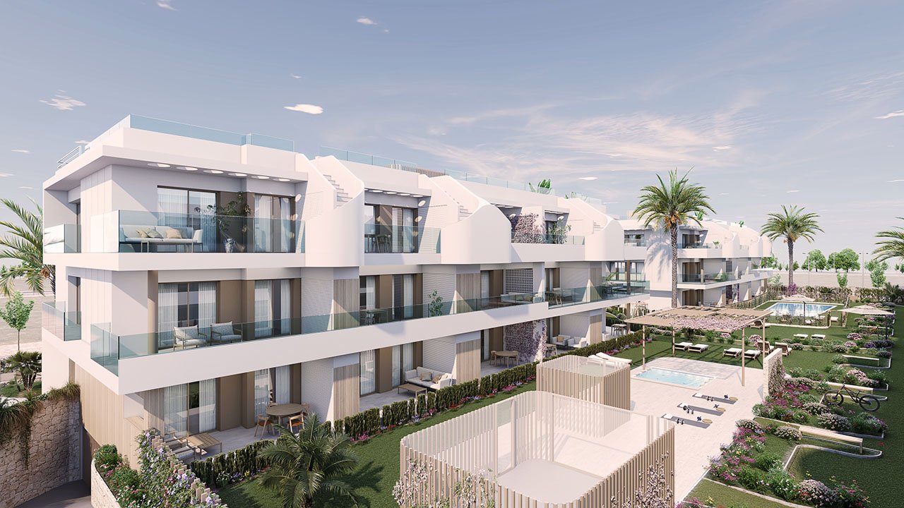 Wunderschöne Wohnungen mit 3 Schlafzimmern, 2 Bädern, Tiefgaragenstellplatz und Gemeinschaftspool - 3