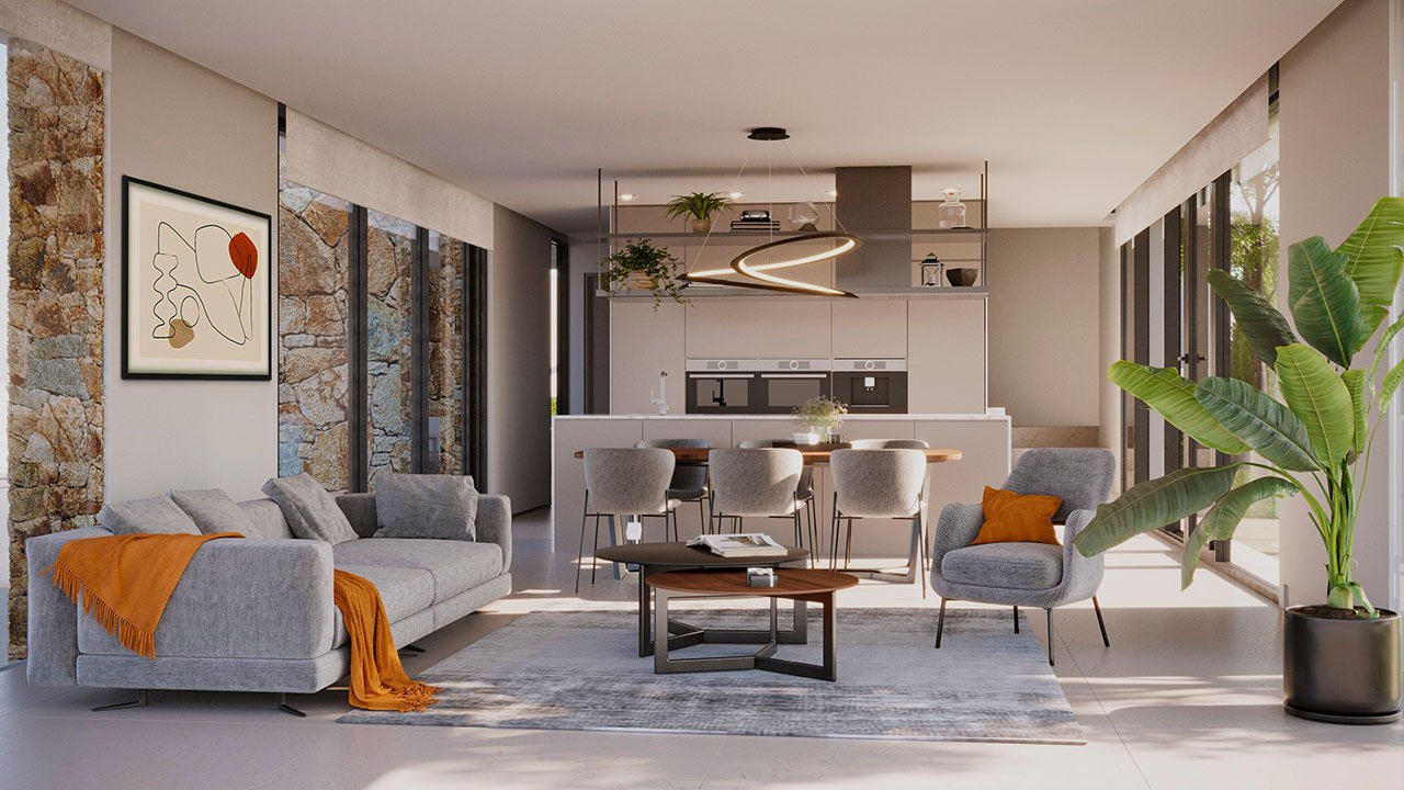 Luxusvilla mit 3 Schlafzimmern, 2 Bädern, Gäste-WC und Infinitypool im exklusiven Las Colinas Golf Resort - 5