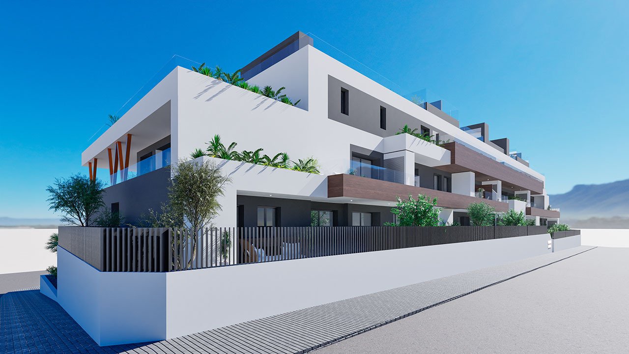 Moderne Appartements mit 2 Schlafzimmern, 2 Bädern, Einbauküchen mit Elektrogeräten und Gemeinschaftspool - 10