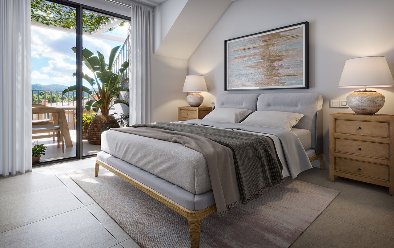 Appartements mit 3 Schlafzimmern, 2 Bädern, Klimaanlage, Fußbodenheizung in Bädern, Gemeinschaftspool und Kfz-Stellplatz nur 100 m vom Meer - 9
