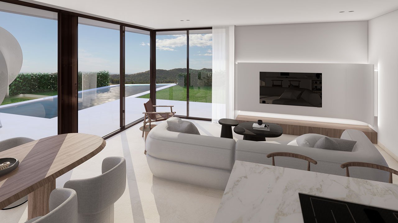 Exklusive Villen mit 3 Schlafzimmern, 3 Bädern, Gäste-WC, Privatpool und Dachterrasse mit Meerblick in wunderschöner Umgebung - 6