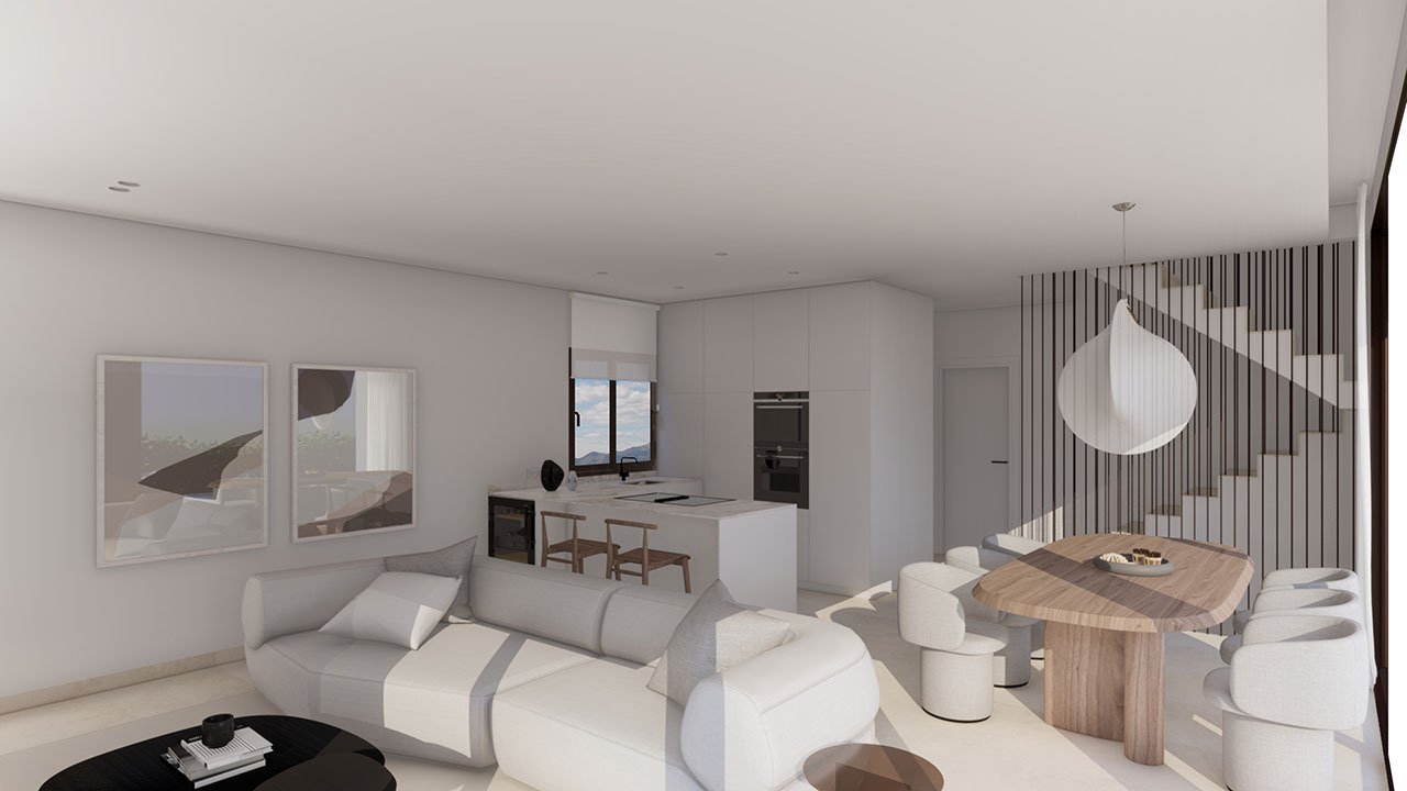 Exklusive Villen mit 3 Schlafzimmern, 3 Bädern, Gäste-WC, Privatpool und Dachterrasse mit Meerblick in wunderschöner Umgebung - 8