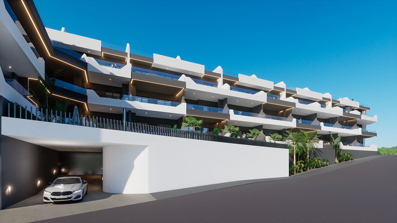 Appartements mit 2 Schlafzimmern, 2 Bädern, Einbauküchen mit Elektrogeräten und Gemeinschaftspool - 4
