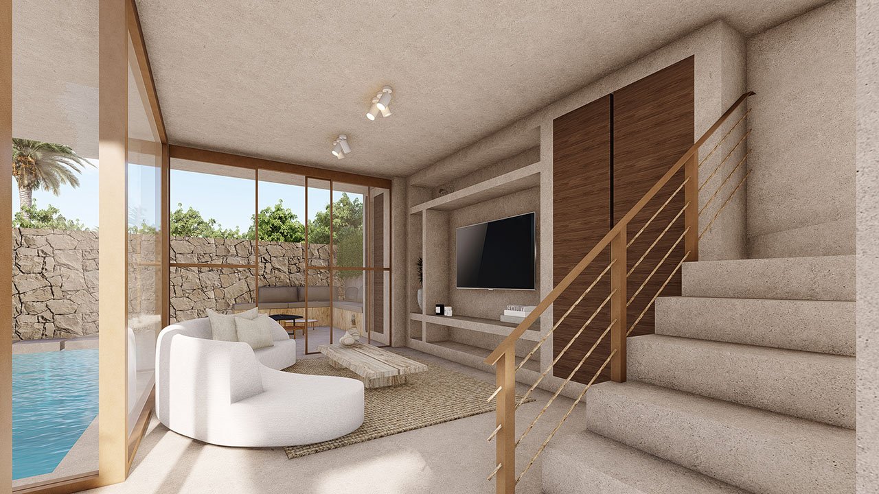 Einzigartige Reihenvillen mit 3 Schlafzimmern, 2 Bädern, Gäste-WC, Dachterrasse und Privatpool - 4