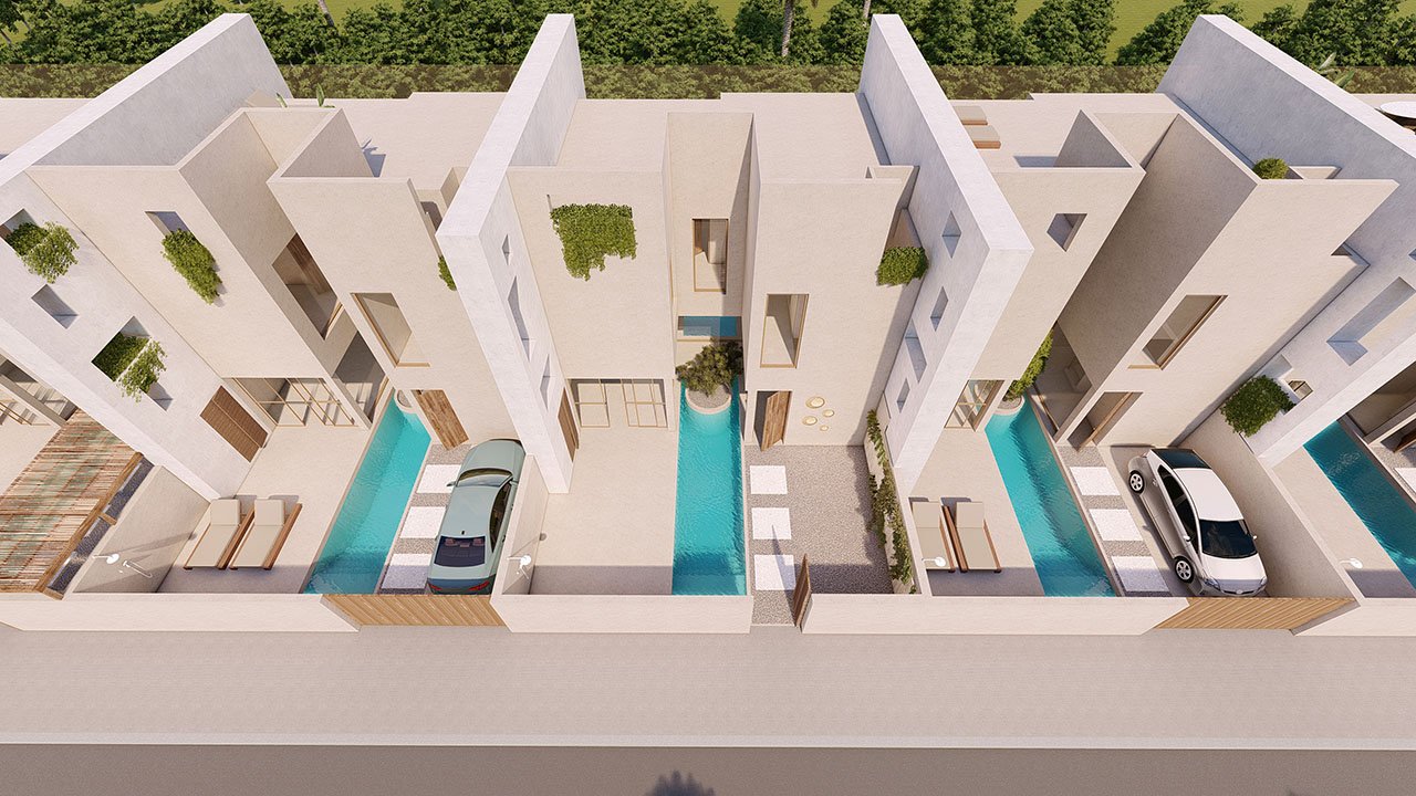 Einzigartige Reihenvillen mit 3 Schlafzimmern, 2 Bädern, Gäste-WC, Dachterrasse und Privatpool - 9