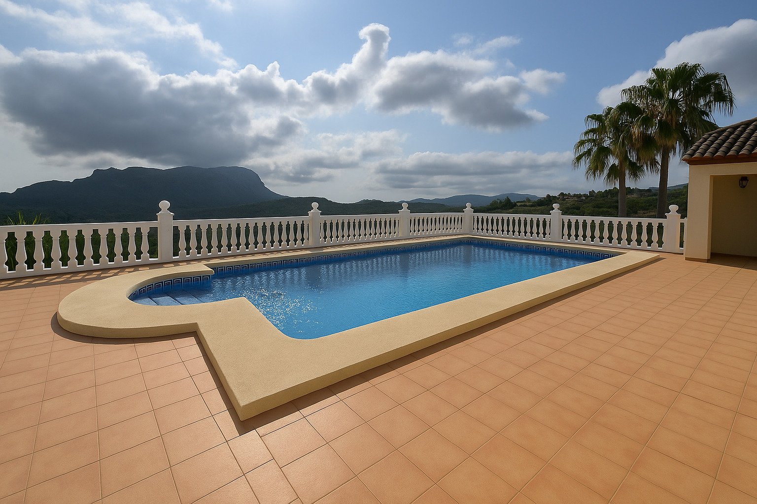 Villa in La Sella mit 4 Schlafzimmern, 4 Bädern, Touristenlizenz sowie Golf- und Meerblick - 5