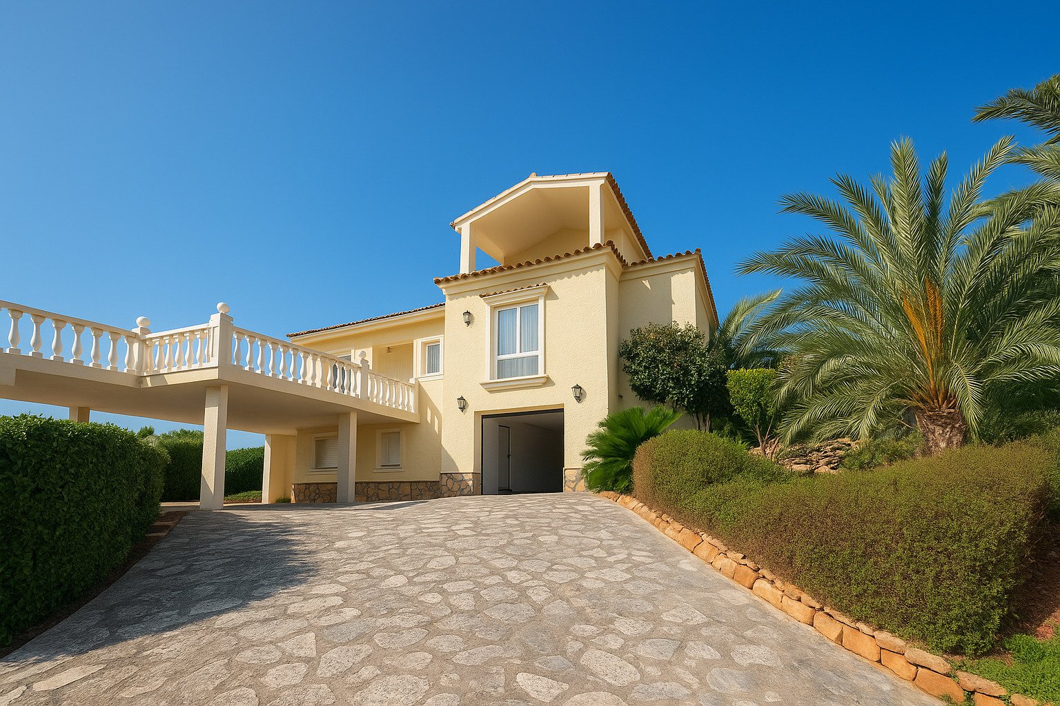 Villa in La Sella mit 4 Schlafzimmern, 4 Bädern, Touristenlizenz sowie Golf- und Meerblick - 1