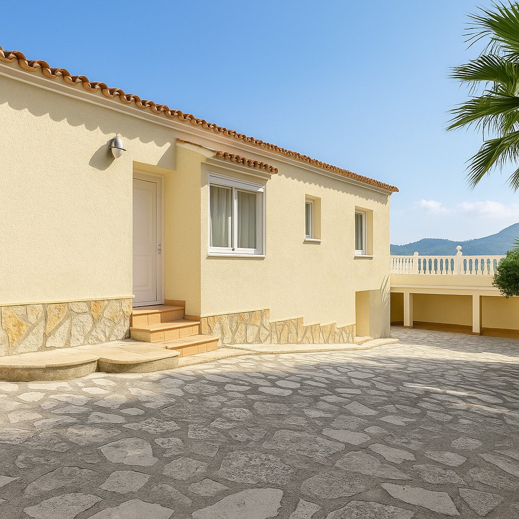 Villa in La Sella mit 4 Schlafzimmern, 4 Bädern, Touristenlizenz sowie Golf- und Meerblick - 2