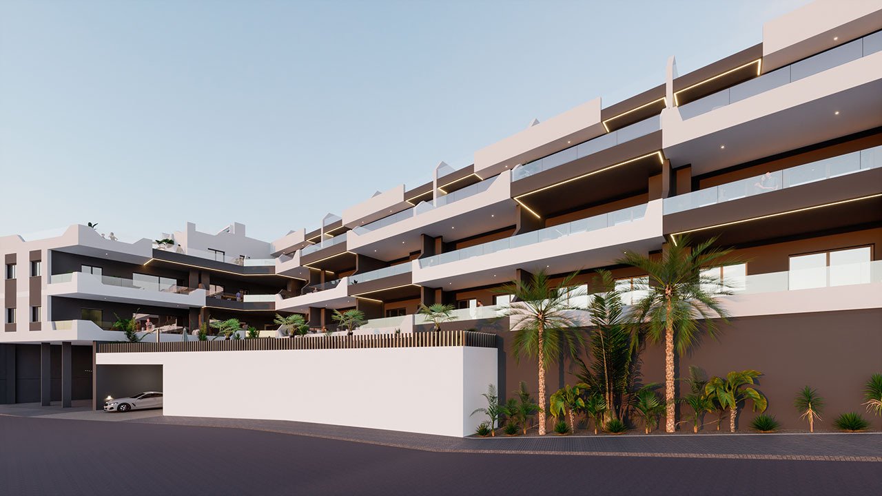 Appartements mit 4 Schlafzimmern, 2 Bädern, Einbauküchen mit Elektrogeräten und Gemeinschaftspool - 3