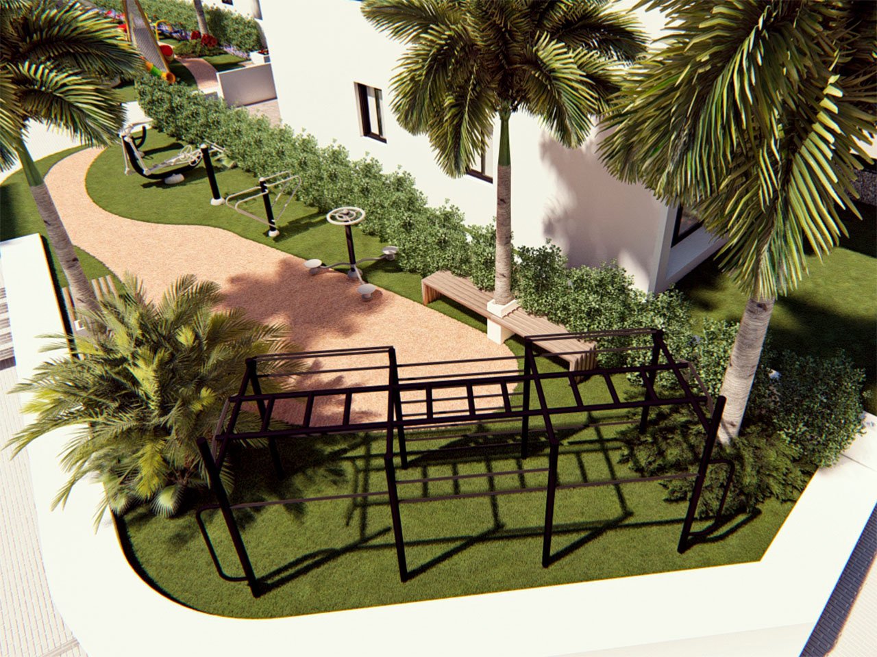 Erdgeschoss-Wohnungen mit 2 Schlafzimmern, 2 Bädern, 2 Terrassen, optionalem Tiefgaragenstellplatz und Gemeinschaftspool - 11