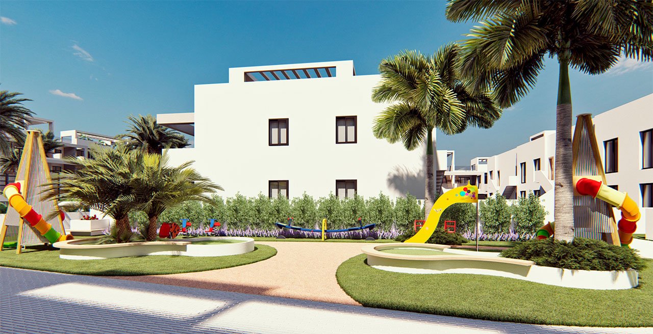 Erdgeschoss-Wohnungen mit 2 Schlafzimmern, 2 Bädern, 2 Terrassen, optionalem Tiefgaragenstellplatz und Gemeinschaftspool - 10