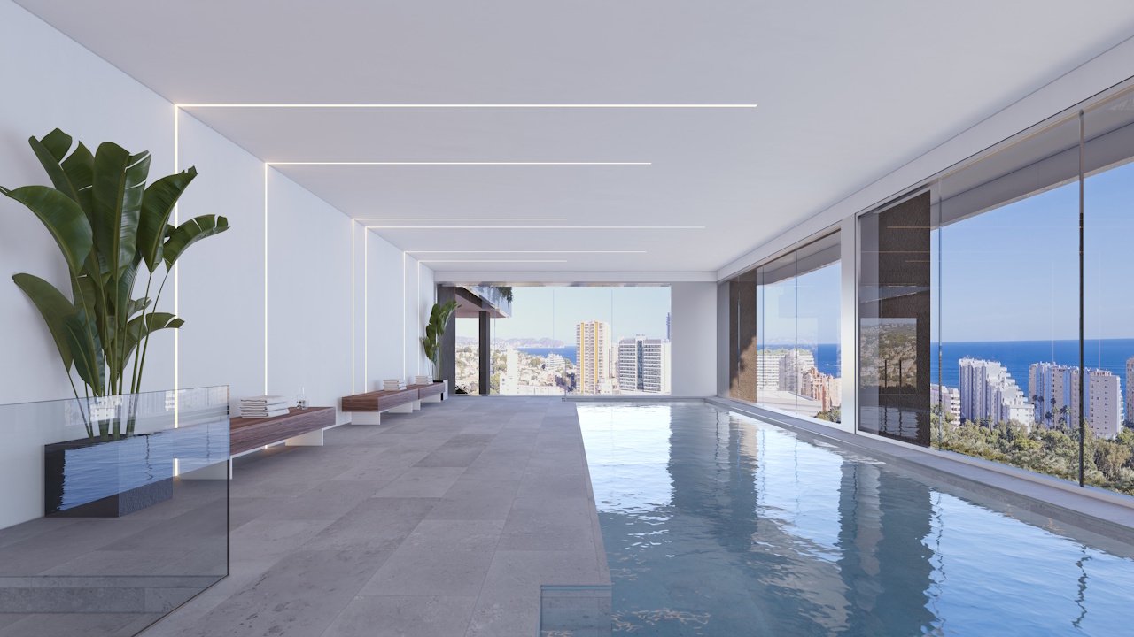 Luxus-Wohnungen mit 2 Schlafzimmern, 2 Bädern und Meerblick in exklusiver Anlage mit Außenpools und Wellness-Bereich nur 900 m vom Strand - 8