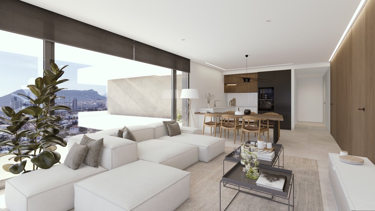 Luxus-Wohnungen mit 2 Schlafzimmern, 2 Bädern und Meerblick in exklusiver Anlage mit Außenpools und Wellness-Bereich nur 900 m vom Strand - 13