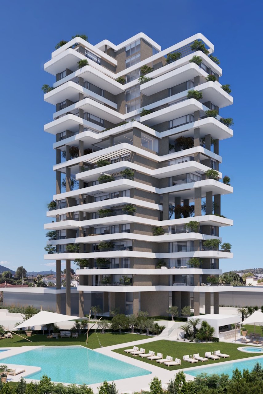 Luxus-Wohnungen mit 2 Schlafzimmern, 2 Bädern und Meerblick in exklusiver Anlage mit Außenpools und Wellness-Bereich nur 900 m vom Strand - 4