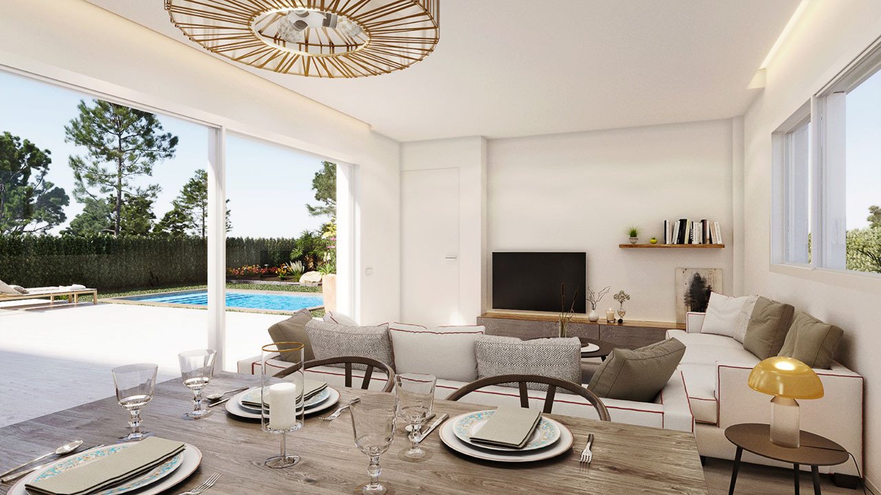Exklusive Villen mit 4 Schlafzimmern, 3 Bädern, Dachterrasse und Privatpool in einer sehr schönen Golfanlage - 4