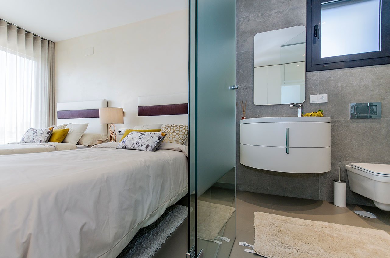 Exklusive Villen mit 3 Schlafzimmern, 3 Bädern, 1 Gäste-WC, Dachterrasse und Privatpool nur 600 m vom Strand - 22