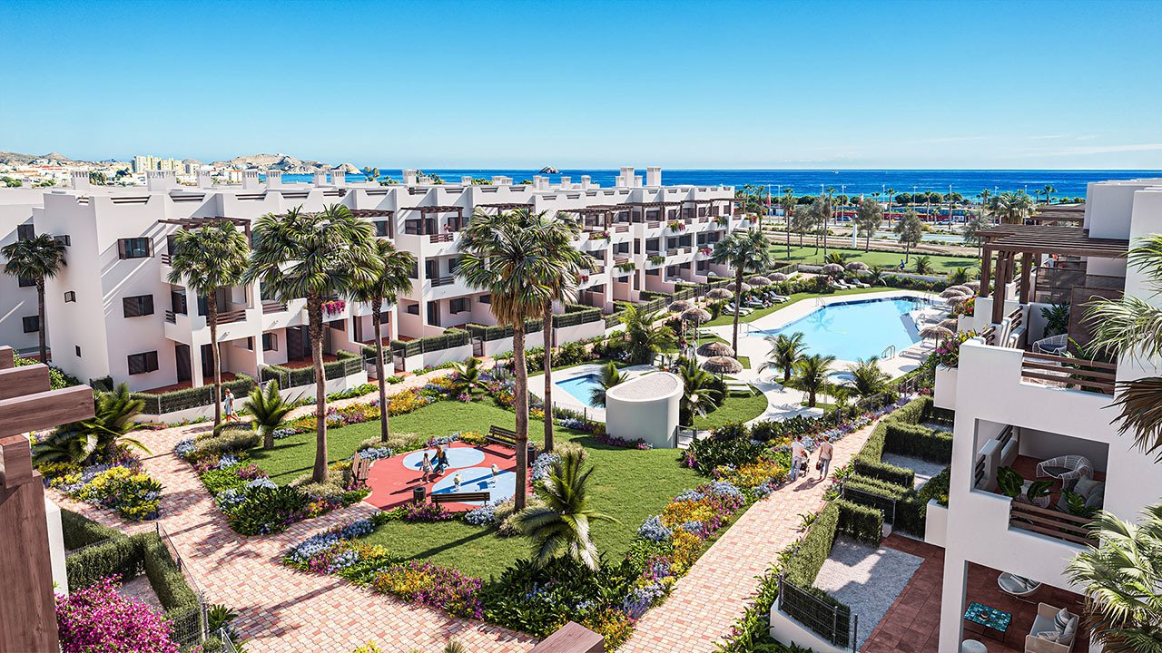 Wohnungen mit 3 Schlafzimmern, 2 Bädern, Tiefgaragenstellplatz und Gemeinschaftspool nur 500 m vom Strand - 4