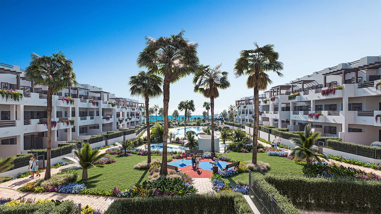 Wohnungen mit 3 Schlafzimmern, 2 Bädern, Tiefgaragenstellplatz und Gemeinschaftspool nur 500 m vom Strand - 5