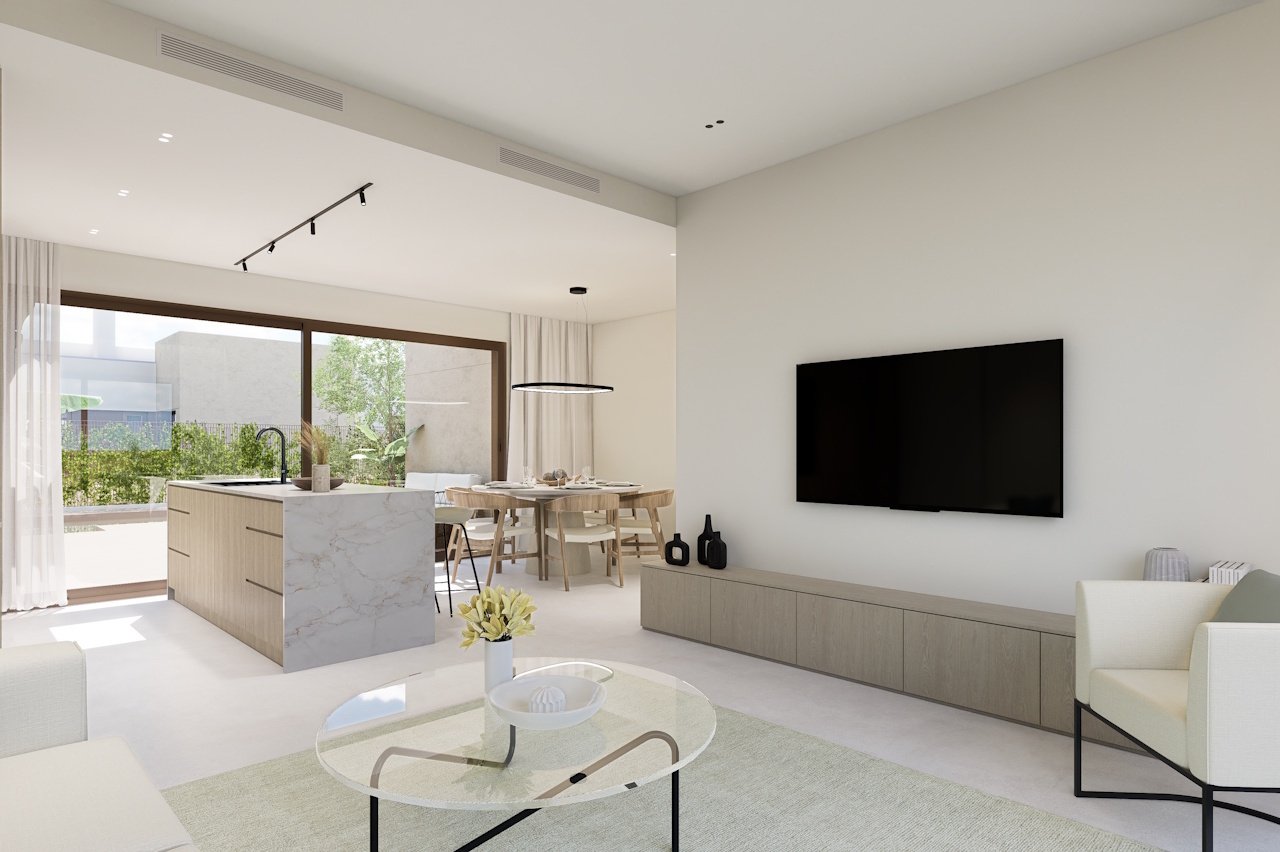 Villen mit 3 Schlafzimmern, 2 Bädern, Dachterrasse, Tiefgaragenstellplatz und Gemeinschaftspool neben Serena Golf - 4