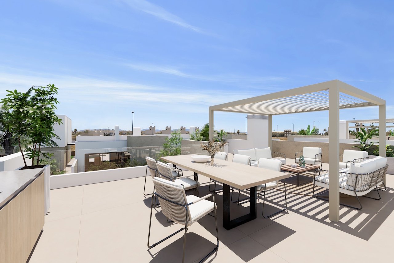 Villen mit 3 Schlafzimmern, 2 Bädern, Dachterrasse, Tiefgaragenstellplatz und Gemeinschaftspool neben Serena Golf - 11