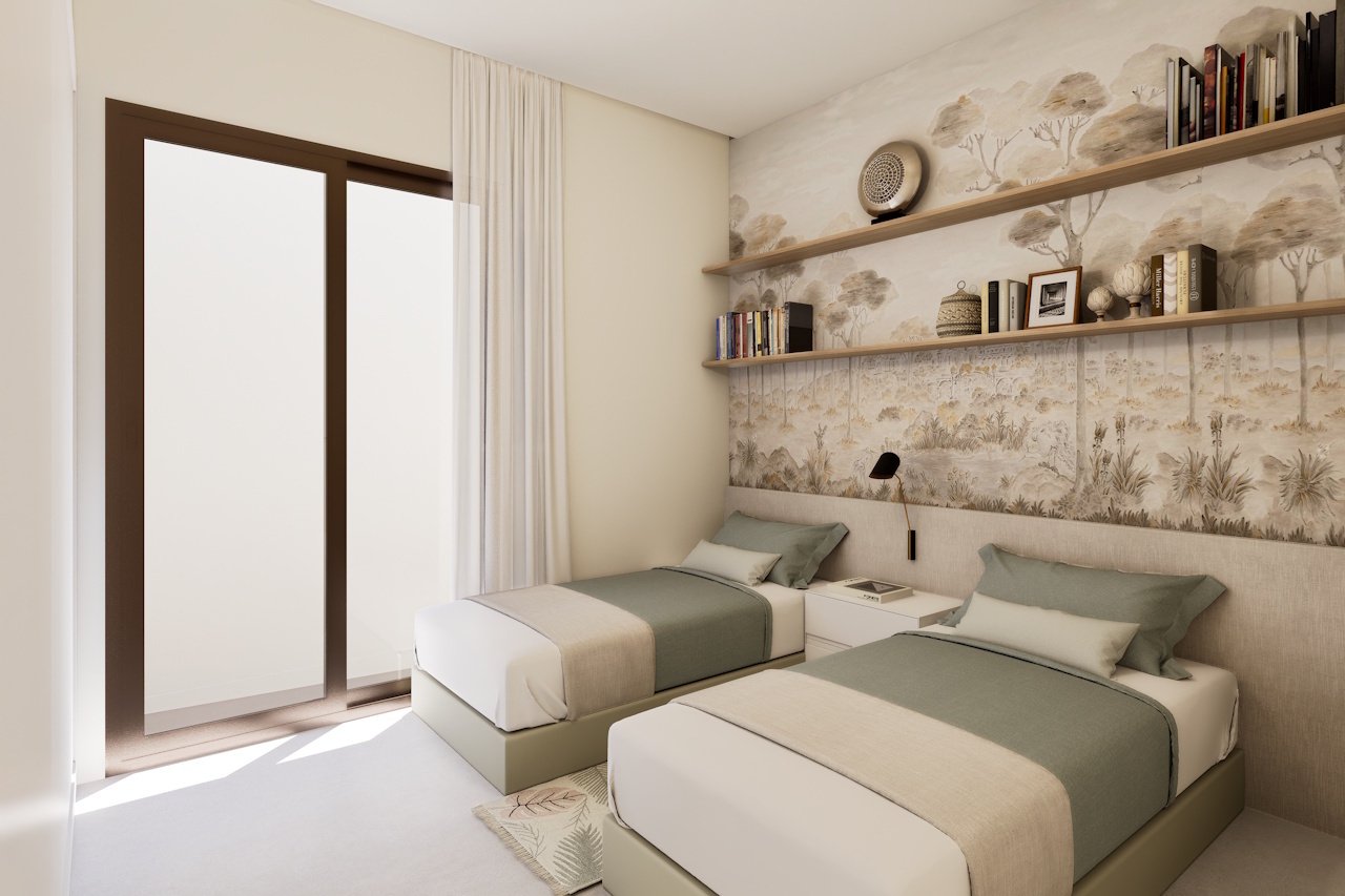 Villen mit 3 Schlafzimmern, 2 Bädern, Dachterrasse, Tiefgaragenstellplatz und Gemeinschaftspool neben Serena Golf - 7