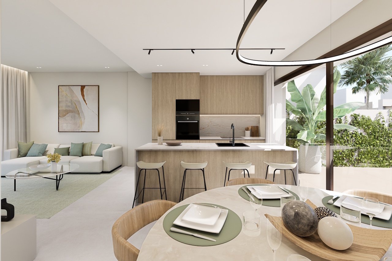 Villen mit 3 Schlafzimmern, 2 Bädern, Dachterrasse, Tiefgaragenstellplatz und Gemeinschaftspool neben Serena Golf - 2