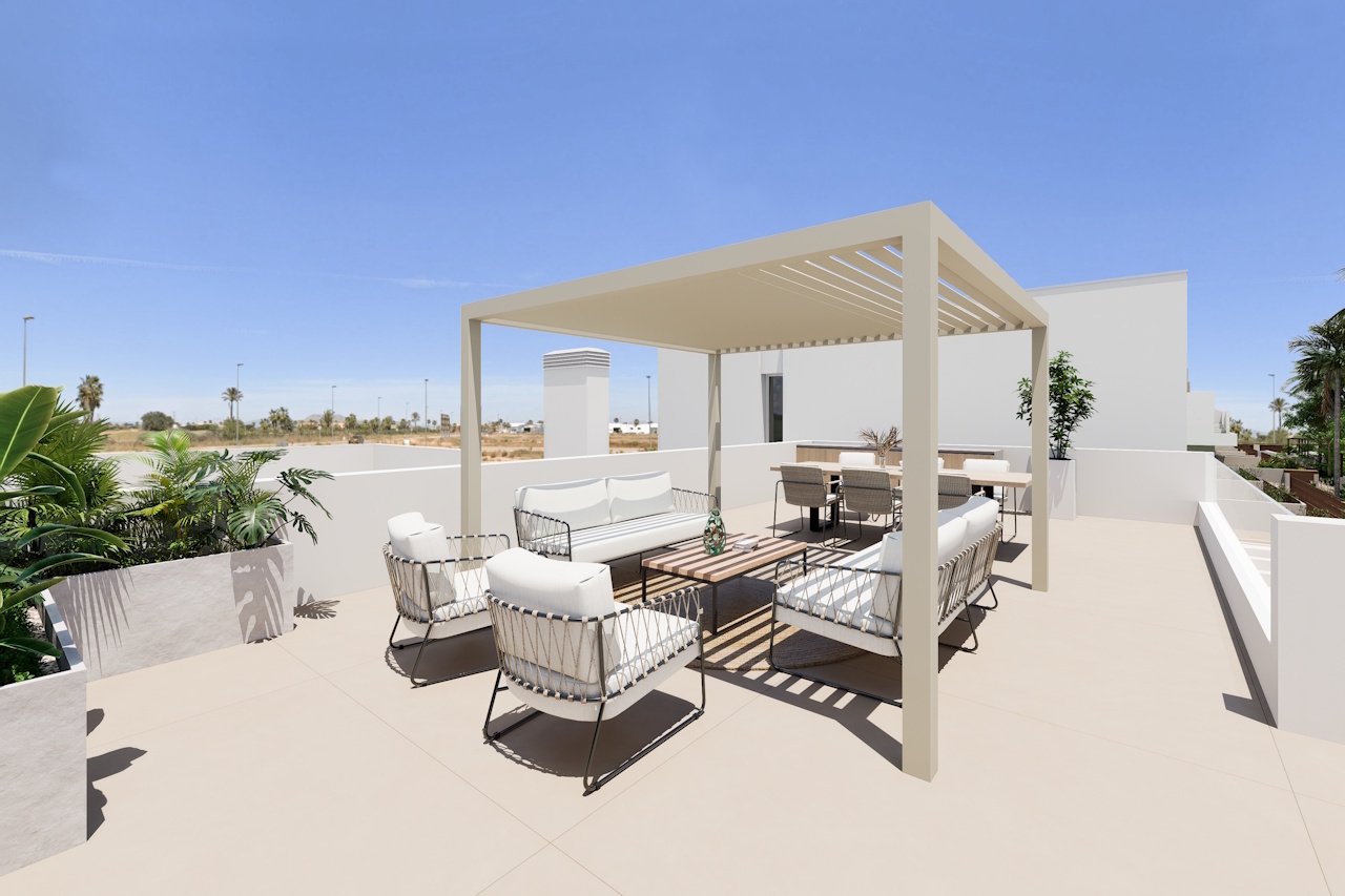 Villen mit 3 Schlafzimmern, 2 Bädern, Dachterrasse, Tiefgaragenstellplatz und Gemeinschaftspool neben Serena Golf - 10