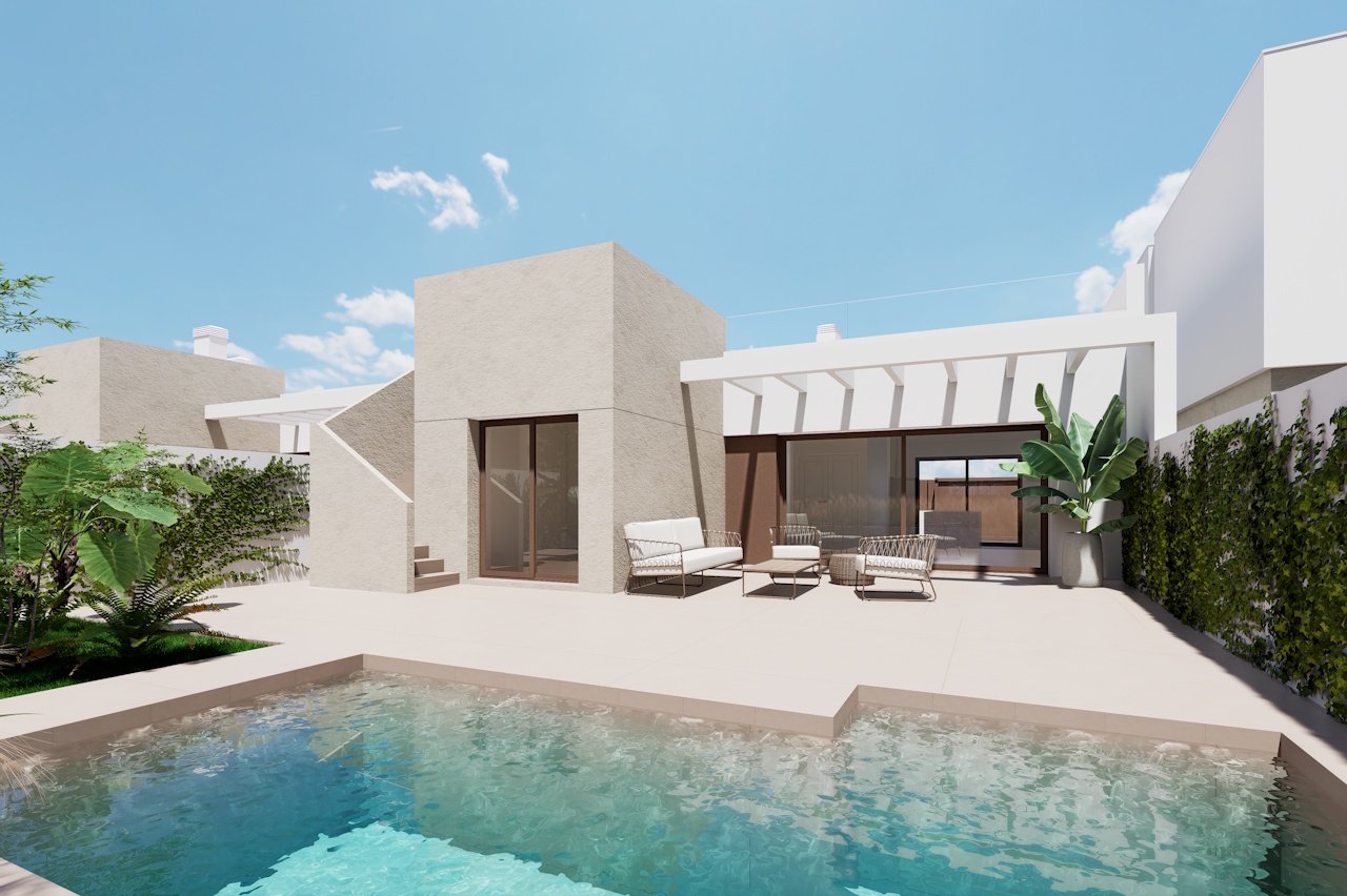 Villen mit 3 Schlafzimmern, 2 Bädern, Dachterrasse, Tiefgaragenstellplatz und Gemeinschaftspool neben Serena Golf - 1
