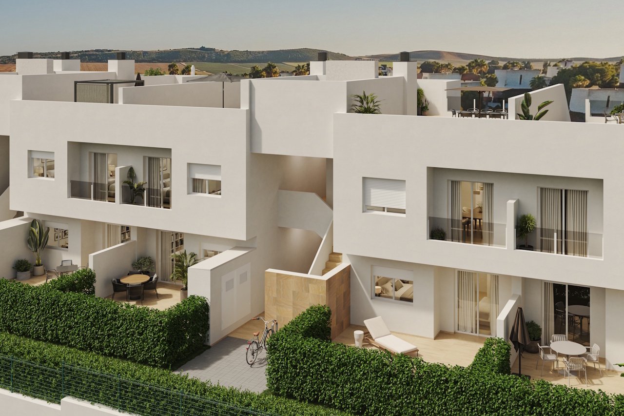 Erdgeschoss-Wohnungen mit 2 Schlafzimmern, 2 Bädern, Klimaanlage und Gemeinschaftspool im wunderschönen La Finca Golf Komplex - 2