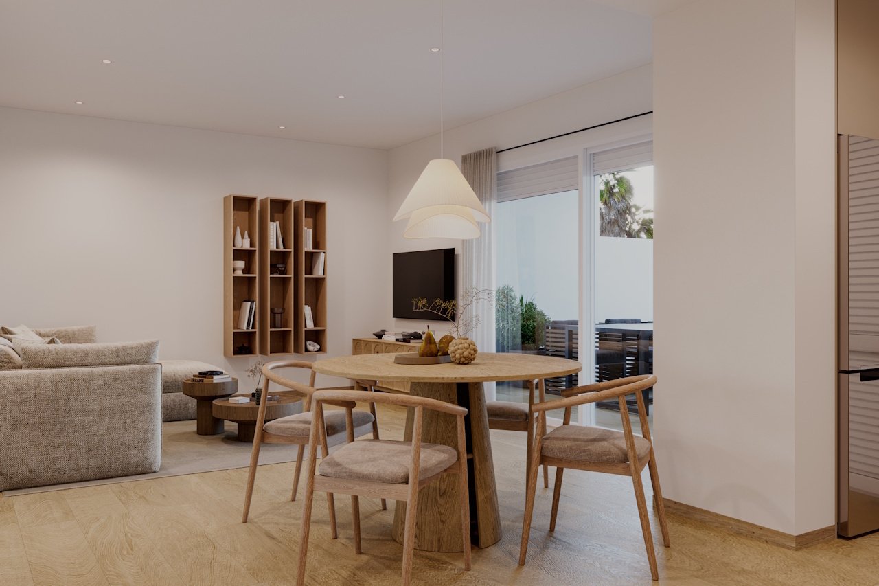 Erdgeschoss-Wohnungen mit 2 Schlafzimmern, 2 Bädern, Klimaanlage und Gemeinschaftspool im wunderschönen La Finca Golf Komplex - 5