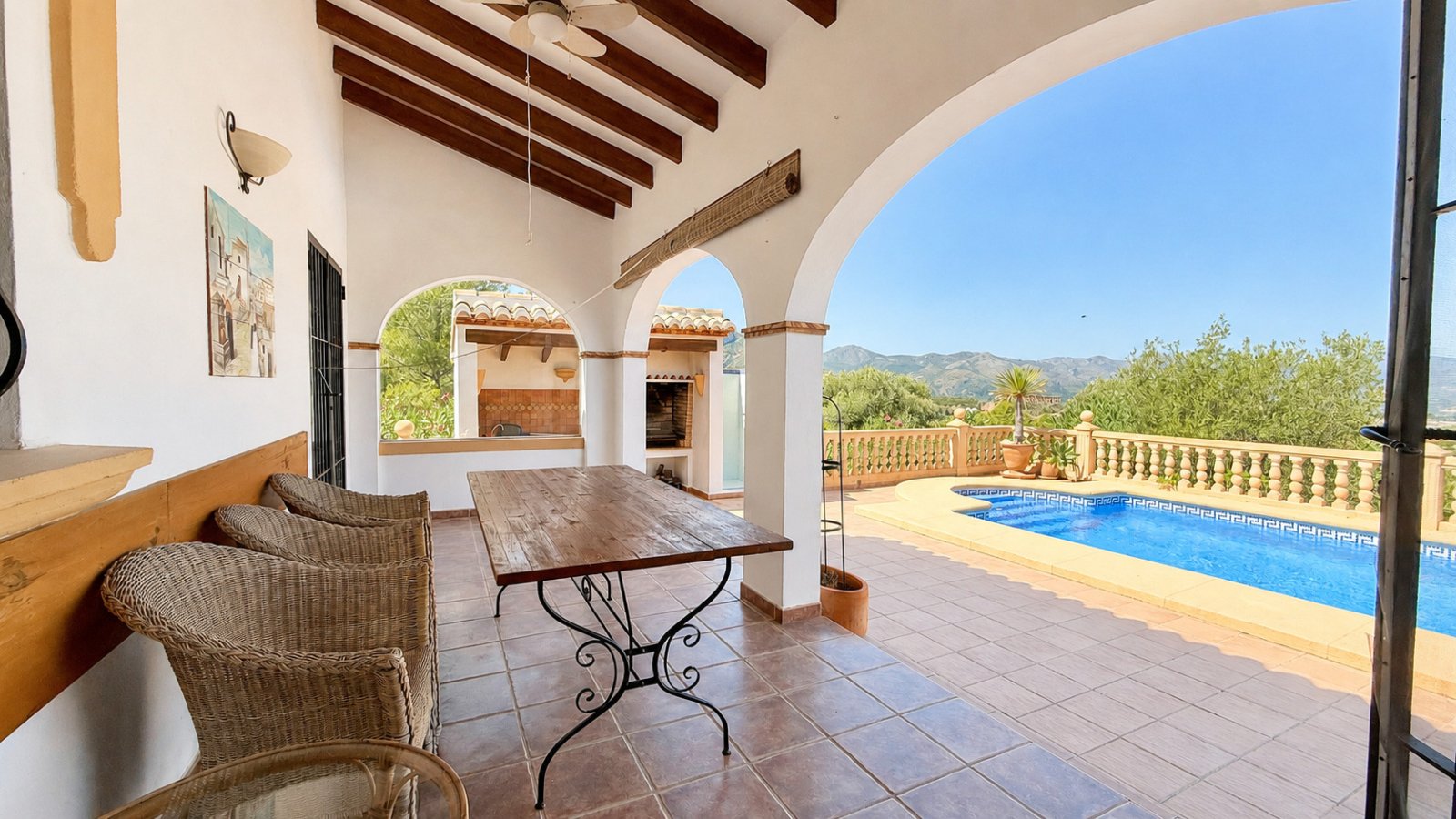 Mediterrane Traumvilla mit Meerblick, Pool und Heizung in ruhiger Lage von Ràfol de Almúnia - 8