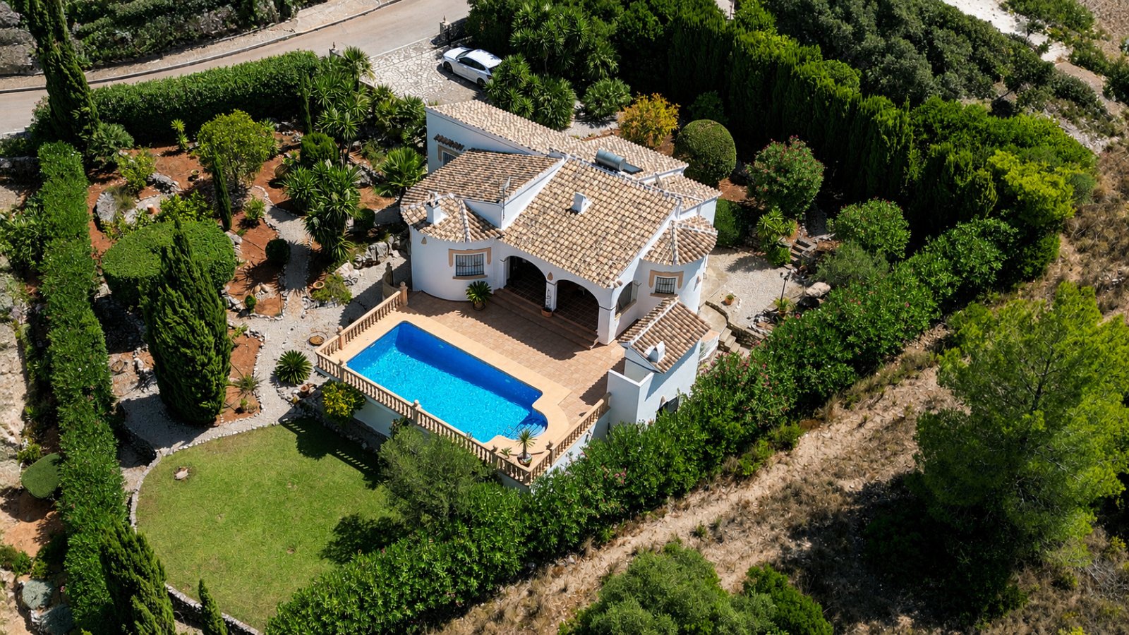 Mediterrane Traumvilla mit Meerblick, Pool und Heizung in ruhiger Lage von Ràfol de Almúnia - 1