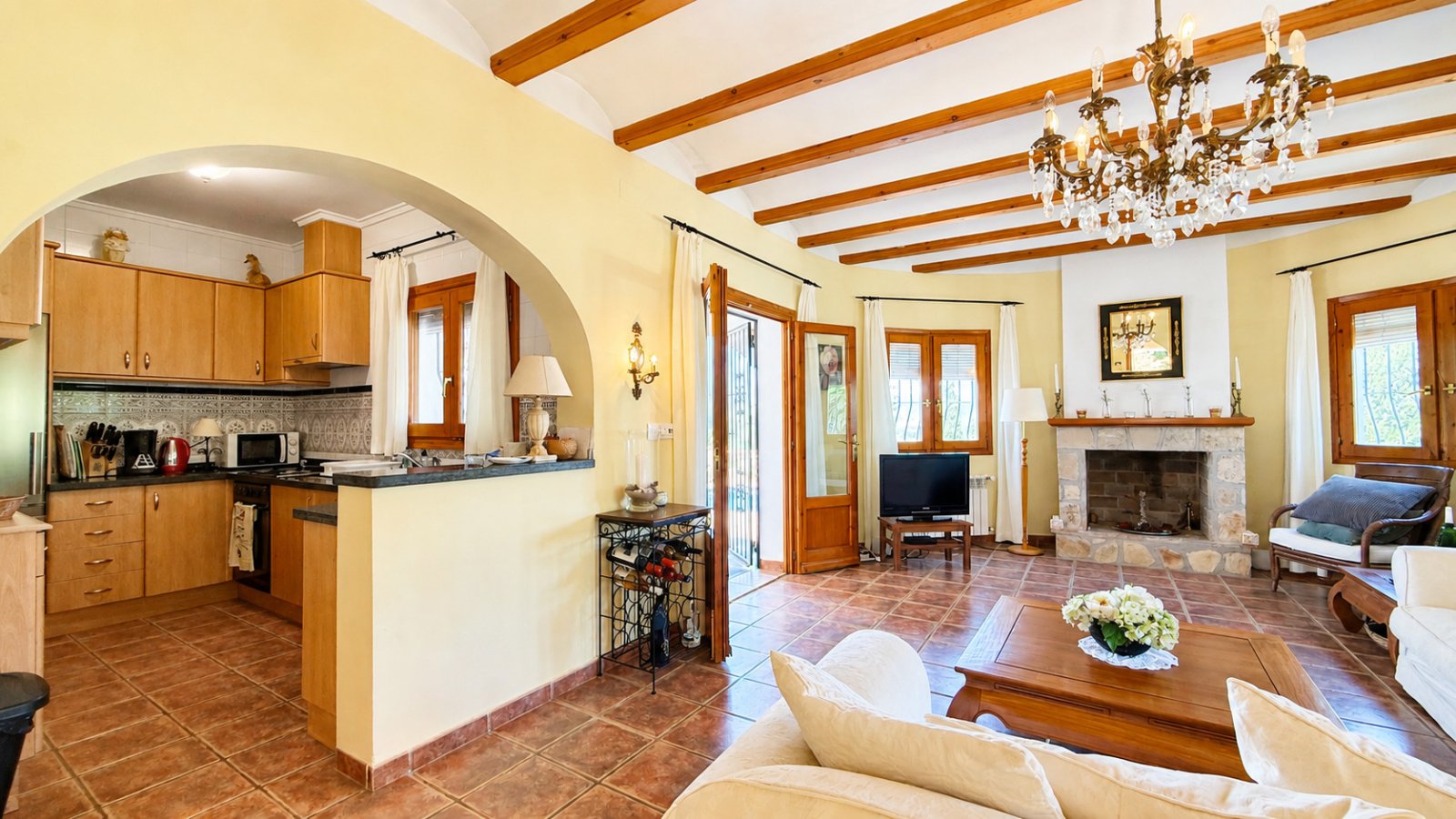 Mediterrane Traumvilla mit Meerblick, Pool und Heizung in ruhiger Lage von Ràfol de Almúnia - 12