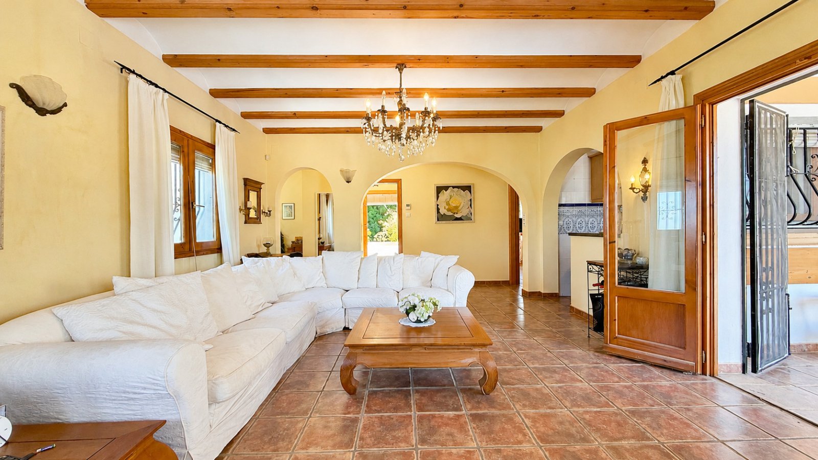 Mediterrane Traumvilla mit Meerblick, Pool und Heizung in ruhiger Lage von Ràfol de Almúnia - 14
