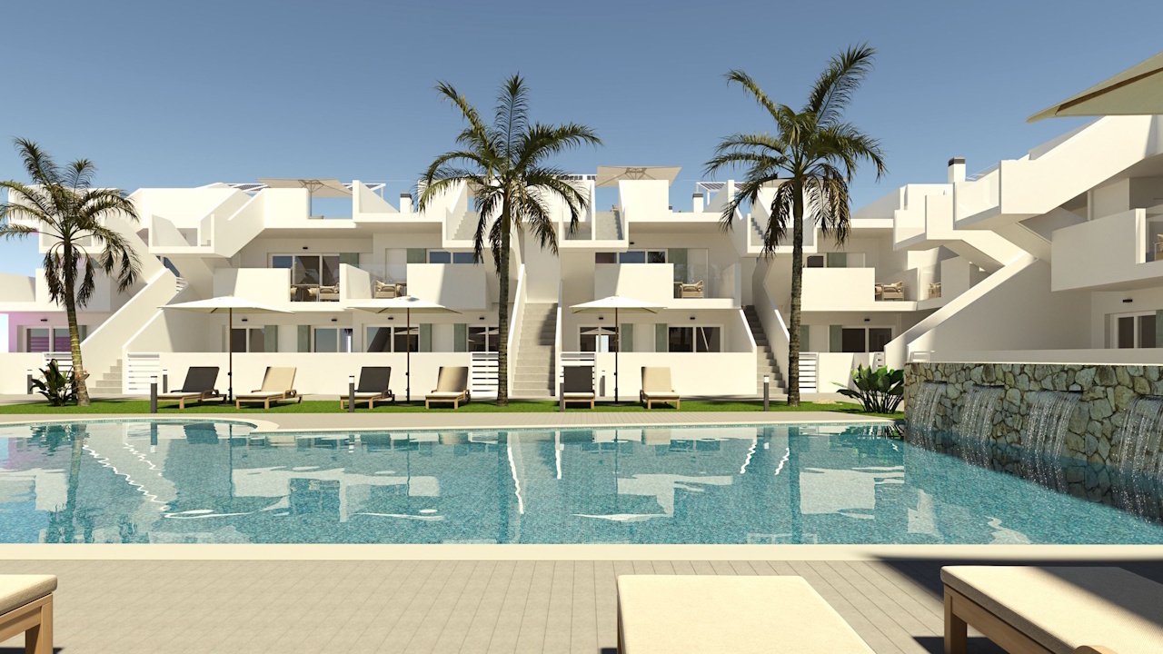 Erdgeschoss-Wohnungen mit 3 Schlafzimmern, 2 Bädern, Kfz-Stellplatz und Gemeinschaftspool im El Alba Mediterranean Resort - 4
