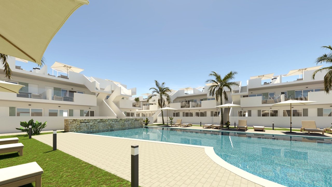Erdgeschoss-Wohnungen mit 3 Schlafzimmern, 2 Bädern, Kfz-Stellplatz und Gemeinschaftspool im El Alba Mediterranean Resort - 5