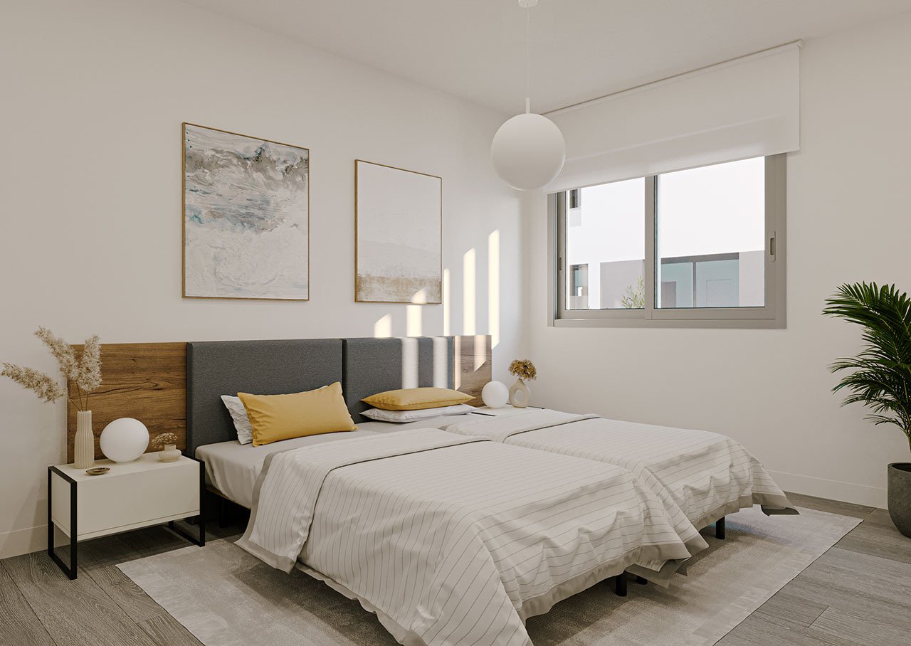 Penthouse-Wohnungen mit 3 Schlafzimmern, Dachterrasse, Fußbodenheizung in Bädern, Klimaanlage und Gemeinschaftspool nur 300 m vom Strand - 8