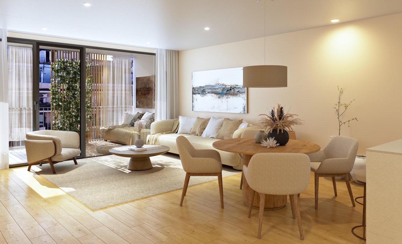 Penthouse-Wohnungen mit 3 Schlafzimmern, 2 Bädern, Dachterrasse, Klimaanlage und optionalem Tiefgaragenstellplatz im Zentrum von Palma de Mallorca - 3