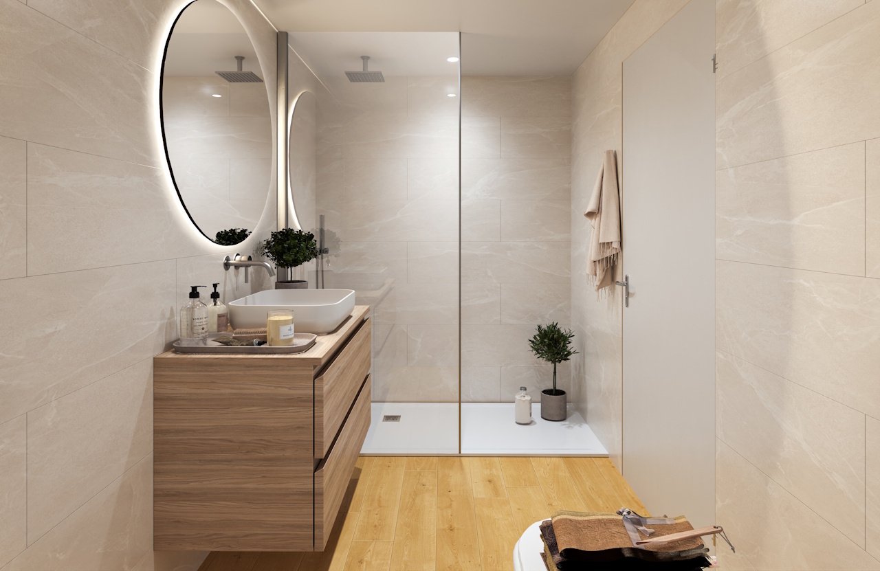 Penthouse-Wohnungen mit 3 Schlafzimmern, 2 Bädern, Dachterrasse, Klimaanlage und optionalem Tiefgaragenstellplatz im Zentrum von Palma de Mallorca - 11