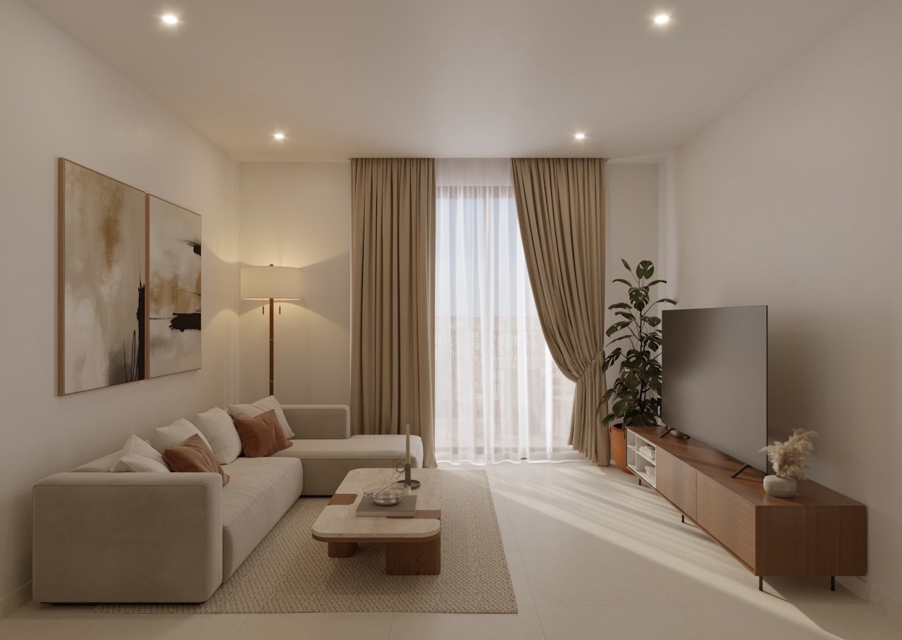 Penthouse-Wohnungen mit 2 Schlafzimmern, 2 Bädern, Vorinstallation Klimaanlage und Gemeinschaftspool nur 500 m vom Strand - 3
